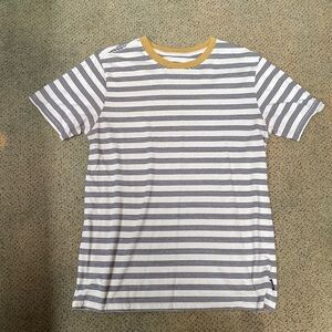 Brixton size late striped shirt